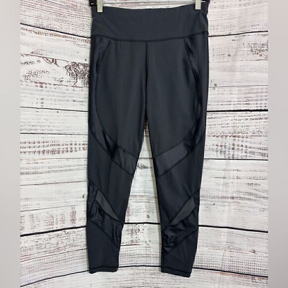 Sweaty Betty Pants Womens Sz Small The Power pocket 7/8 leggings Gray Athleisure - Picture 1 of 10